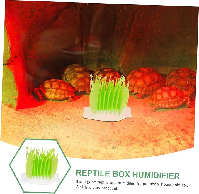 Toddmomy Non-Electric Snake Humidifier Reptile Cage Humidifier Evaporation Plant Shape