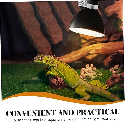 BESPORTBLE 6pcs Flexible Reptile Dome Clamp Lamps Holder Heat Lamps Clip for Turtle Tank Reptile Light Fixture Aquarium Stand Adjustable Clamp