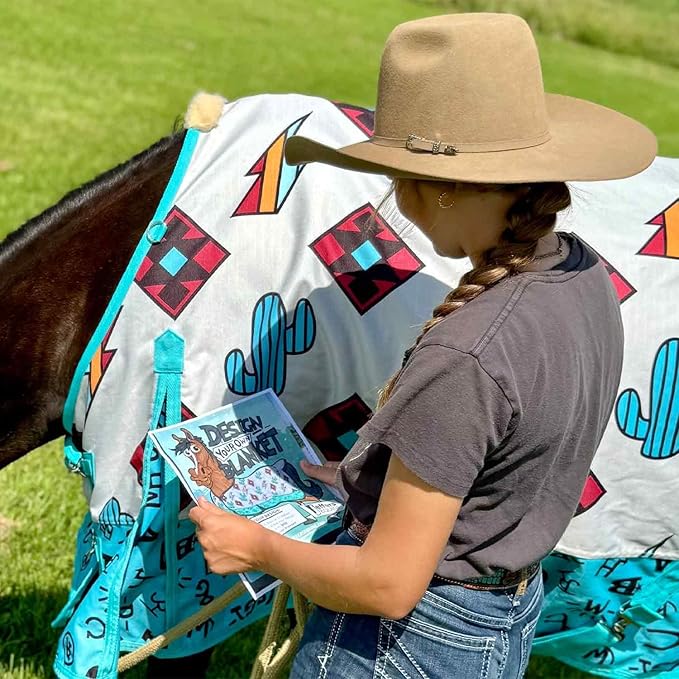 Jeffers Economy Plus Turnout Blanket with Standard Neck for Horses, 69" - 1200 Denier Waterproof Shell, 240g Polyfill Insulation - Breathable Weatherproof & Warm Equine Blankets – The Avarie