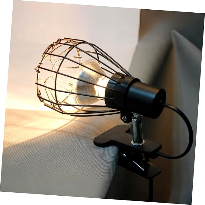 Milisten Crawler Box Heating Lamp Cover Insulated Ceramic Shade Hot Mesh for Reptile and PET Cages