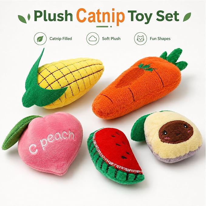 Cat Toys, Interactive Cat Toy for Indoor Cats, Soft and Durable Crinkle Sound Catnip Toys, Catnip Filled Mouse Cat Teething Chew Toy (Pack of 12) (002, Large) - Image 5