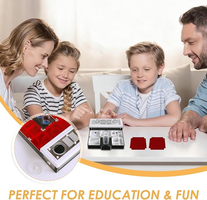 Ant Farm Nest - Educational Habitat - Black and White Acrylic Design with Built-in Water Tower and Clear Observation Area (L)