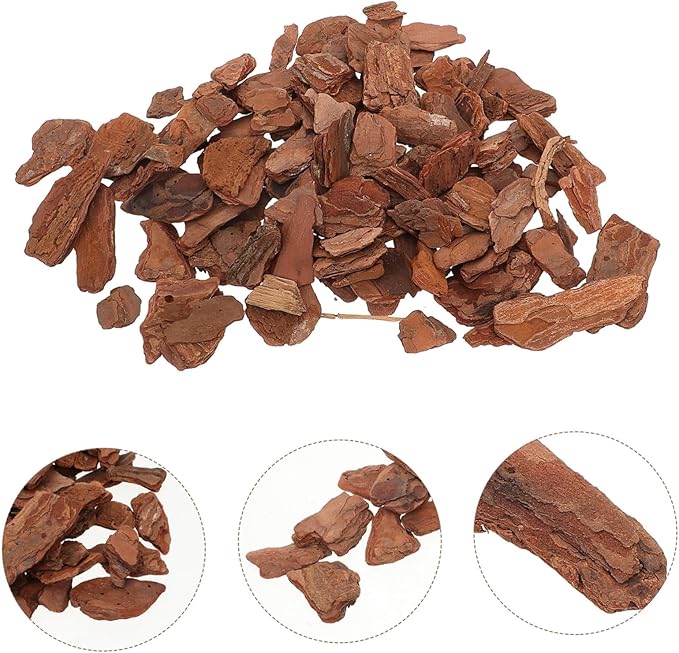 SUPVOX Natural Reptile Bark Bedding Tree Bark Chips Decor for Lizards Decorations Easy Maintenance Lizard Bedding
