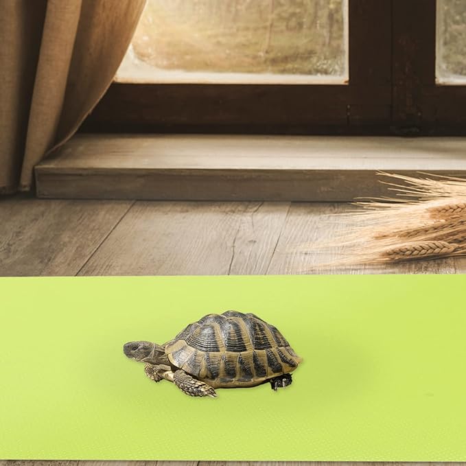 Ipetboom 2pcs Reptile Mat Terrarium Bedding for Snakes Lizards Tortoises Non-Stick Substrate for Comfortable Climbing Environment