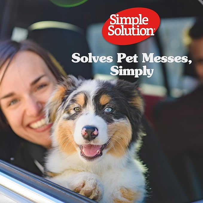 Simple Solution Dog Diapers, Medium, Female Dogs, Waist 15-23 in | Super Absorbent | Wetness Indicator | Disposable | 30 Count