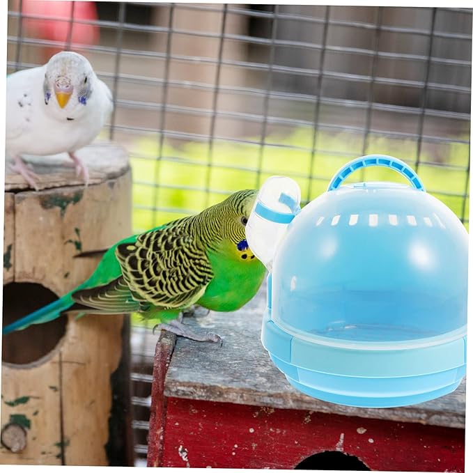 2PCS Portable Handheld Bird Carrier Cage Travel Cage for Parrots and Budgies Outdoor PET Bird Carrying Case Perch and Tray
