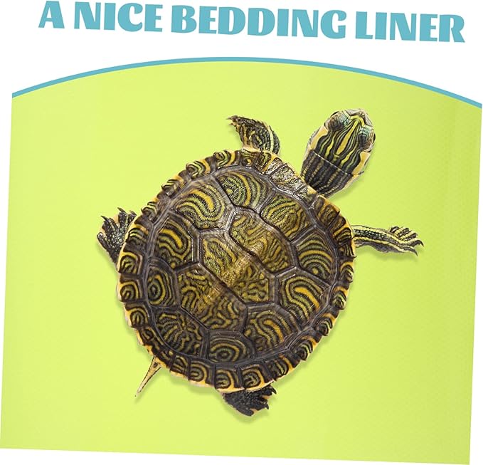 BESTonZON Reptile Carpet for Leopard Gecko Lizard Snake and Turtle Sturdy Terrarium Liner Non-Slip Substrate Mat for Reptile Habitat Accessories