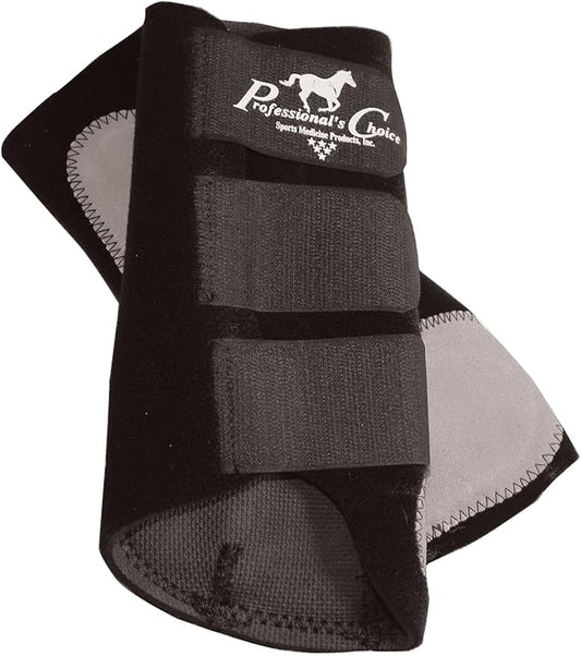 Professional's Choice Equine Easy-Fit Front Leg Splint Boot | Hook & Loop Closure | Sold in Pairs | One Size Fits All