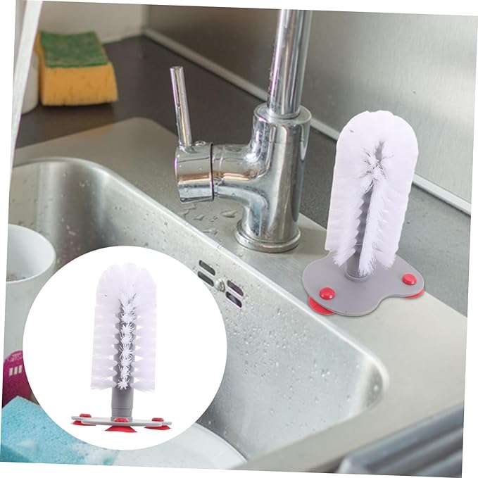 BESPORTBLE Turtle Tank Cleaning Brush Suction Cup Soft Bristle Turtle Brush and Back