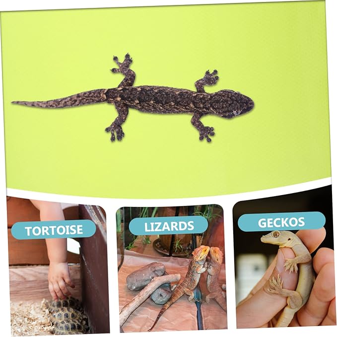 Toddmomy Reptile Carpet Mat for Terrarium Soft Non Slip Substrate Liner for Gecko Bearded Dragon Snake Lizard Tortoise Multi Purpose Bedding