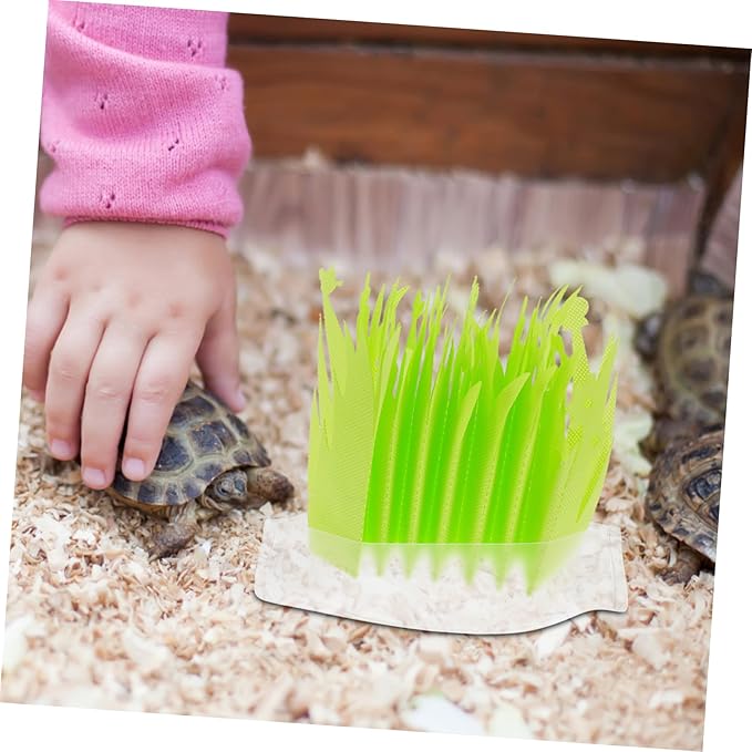 Kisangel 2Pcs Reptile Tank Humidifier Simulated Plants High Humidity Decorative Humidifier for Reptile Terrarium for Tortoises and Other
