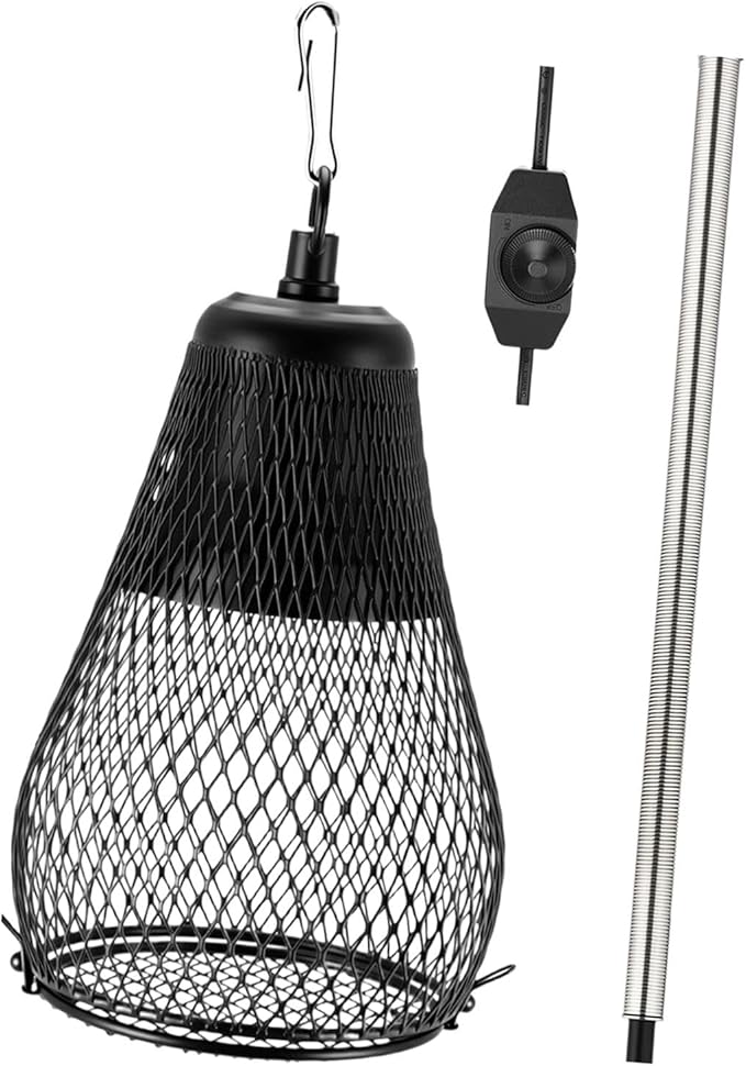 Heat Lamp Cap Anti Scald Lampshade US Plug Professional for Chicks Chameleon