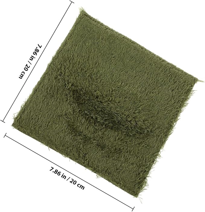 Luxshiny Reptile Carpet Mat Substrate Liner for Climbing Pets Non-Toxic Turtle Lizard Terrarium Bedding Fit Moss Liner for Bearded Dragons and Tortoises