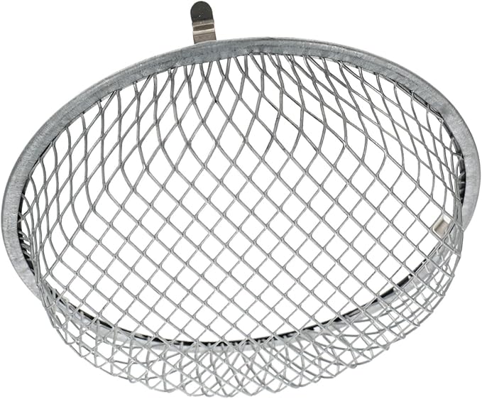 Totority 5.5 Inch Reptile Heat Lamp Protective Cover Sturdy Mesh Light Shade for Reptile Box for Basking and Heating