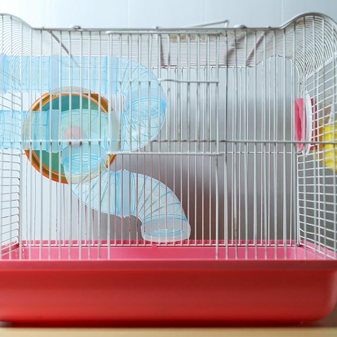 DIY Hamster Tunnels and Tubes: Transparent Hamster Cage Adventure External Playground DIY Connection Tunnel Track Toys for Small Animals
