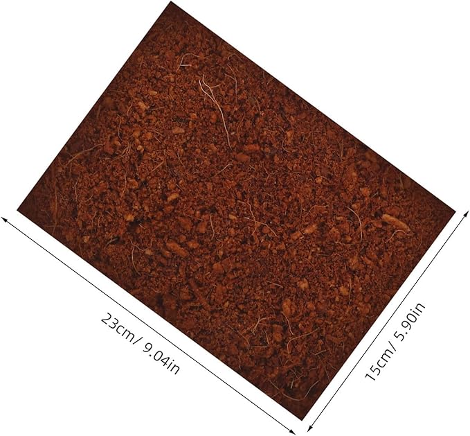 KOMBIUDA Hermit Crab Soil Brick Substrate Sand - Moisture Retaining Bedding for Burrowing and Molting - Reptile Crab Habitat Soil for Enclosure 500g