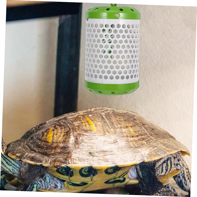 Totority Adjustable Heat Lamp Guard for Reptiles Antiscald Protective Mesh Cage for Lizards Snakes and Small Birds Installation for Ceramic Heating Lamps