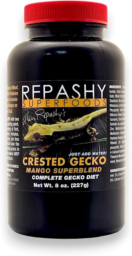 Repashy Superfoods Crested Gecko Diet Mango Superblend 8 oz Jar
