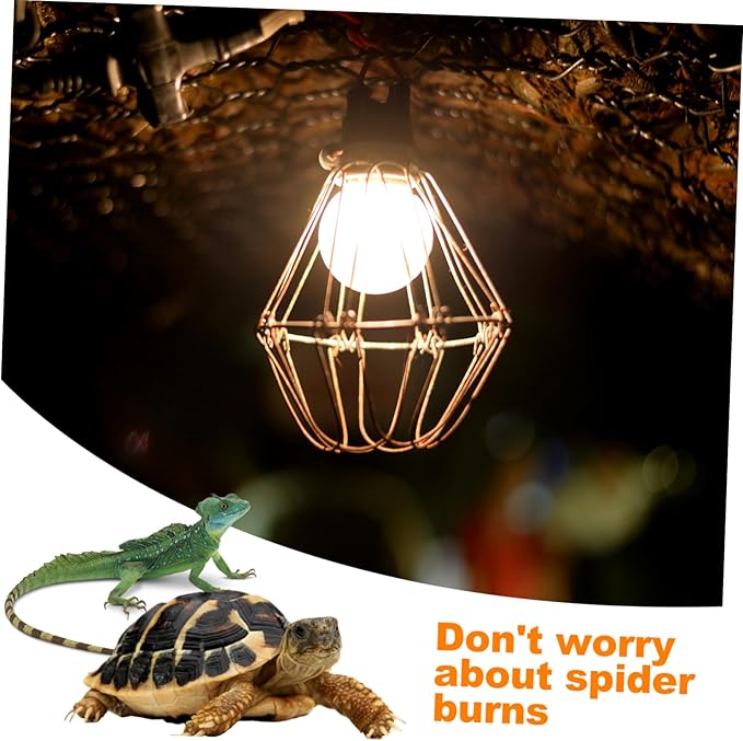 BESPORTBLE 2pcs Reptile Heating Lamp Cover Scald Shade for Pet Enclosures Efficient Heat Dissipation and Practical Design for Safe Use