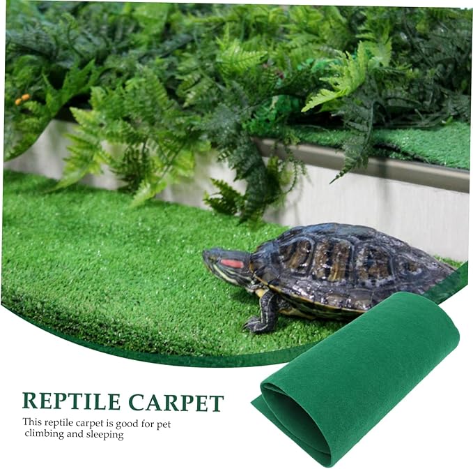 Happyyami Reptile Warm Pad for Tortoises and Lizards Non- Cushion for Climbing and Sleeping for Reptile Habitats