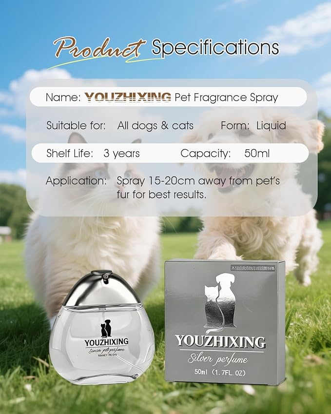 Professional Dog Perfume & Pet Cologne - Woody Forest Scent - Safe if Licked, Long Lasting Water-Based Deodorizer for Dogs & Cats - 1.7oz Glass Bottle with Gift Box