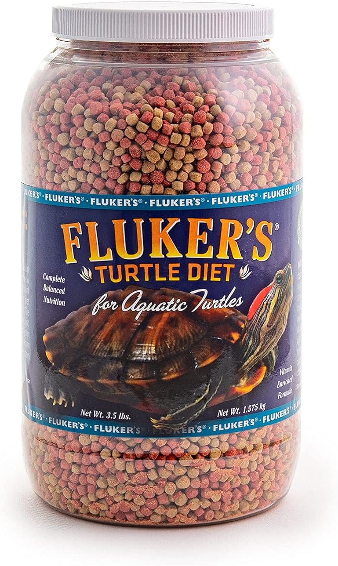 Fluker's Aquatic Turtle Diet, Food Pellets for Turtles, 3.5 lbs.