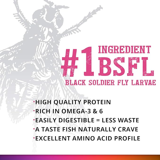 Fluval Bug Bites Color Enhancing Fish Food for Tropical Fish, Granules for Medium to Large Sized Fish, 4.4 lb., A6599, Brown