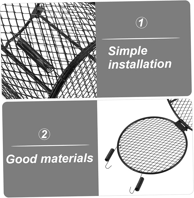 Reptile Heating Lampshade Cover Removable Mesh for Pet Reptiles Ceramic Bulb Protection Cage Guard