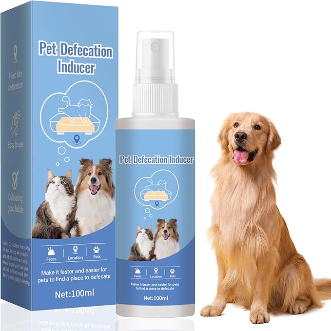 Potty Training Spray for Dogs Dog Potty Training Spray Go Here Dog Potty Training Spray Address Canine Inappropriate Elimination Habits for Indoor & Outdoor Environments (Smoke Blue)