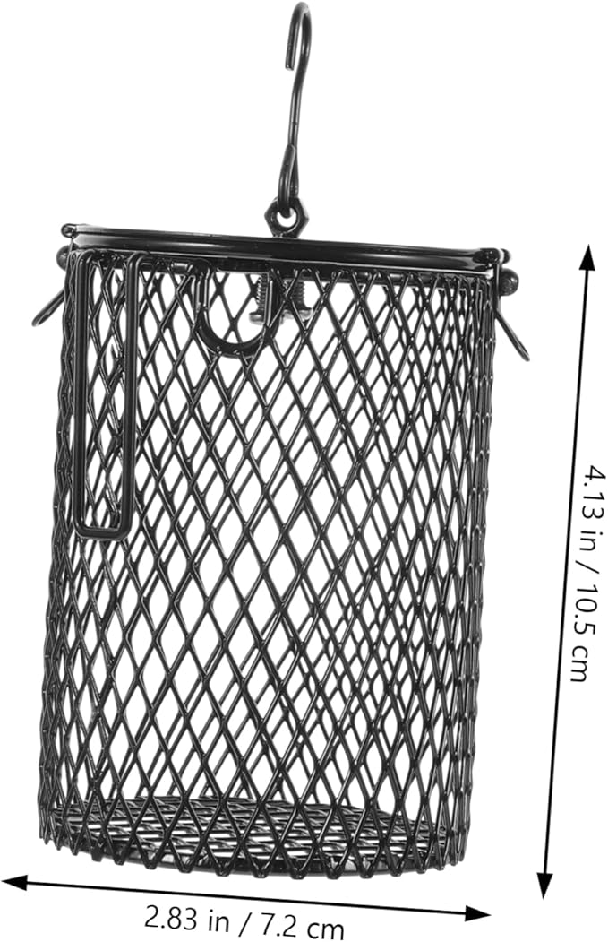 ORFOFE Reptile Heat Lamp Mesh Cover Scald Lamp Shade for Reptiles Insulation Cover for Turtles Birds and Other Pets for Fluorescent Bulbs