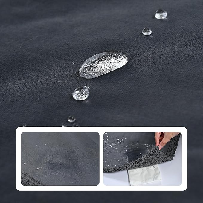 Amazon Basics Dog Blanket for Sofa Bed Couch, Washable Reversible Fleece Furniture Protector Cover for Small Medium Large Dogs Cats, Gray, 57x40 Inches