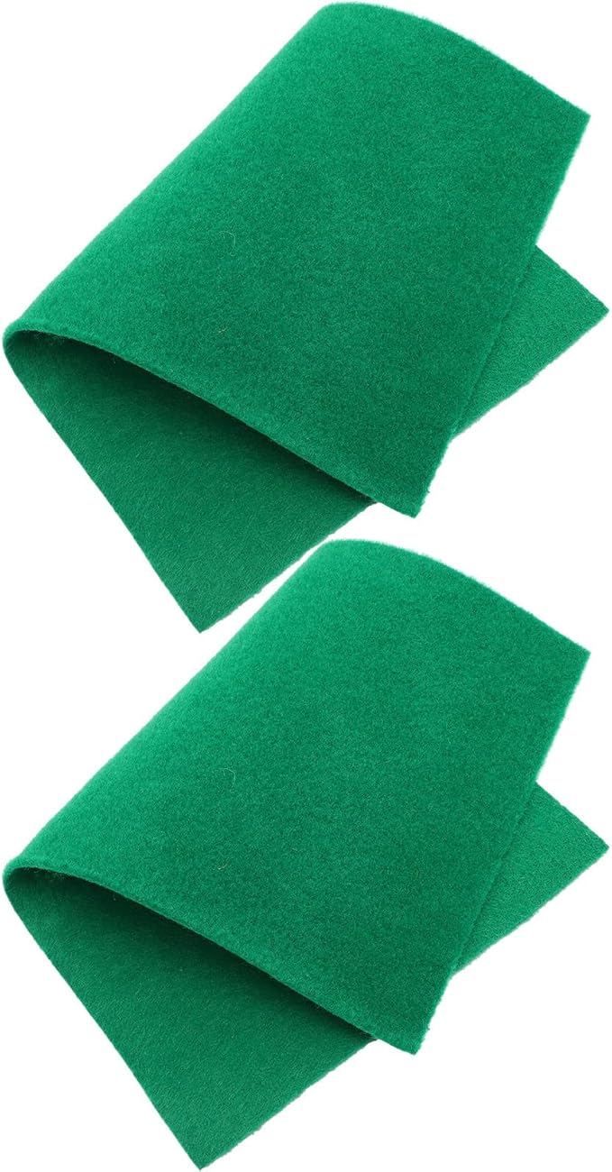 Wear-Resistant Reptile Mat and Tortoise Bedding, 2pcs 50x30cm Green Absorbent Carpet for Snake, Lizard, Gecko, and Amphibian Terrarium Use