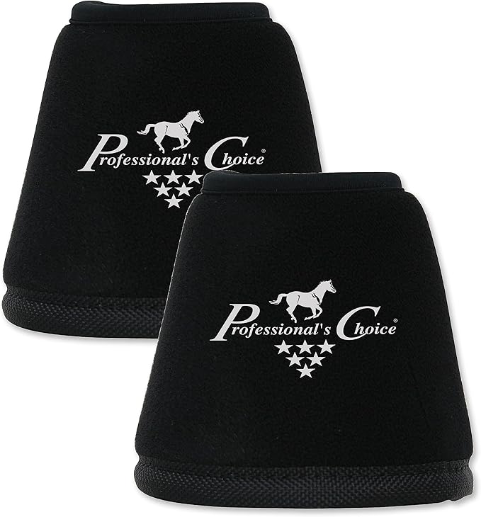 Professional's Choice Quick-Wrap Bell Boots | Ultimate in Hoof and Soft Tissue Protection | 360 Degree Wrap | Small, Medium, Large