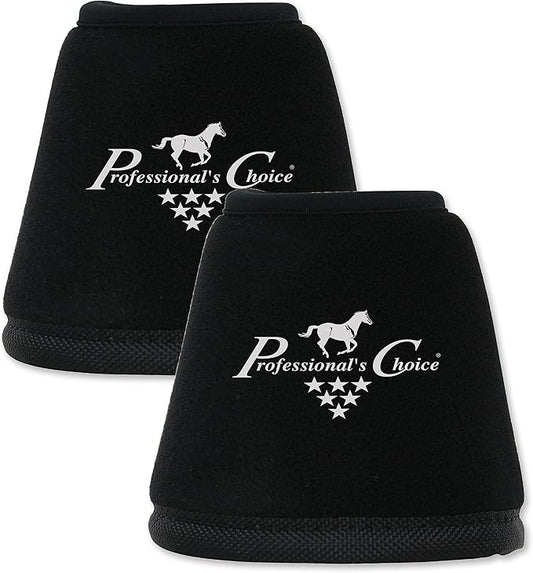 Professional's Choice Quick-Wrap Bell Boots | Ultimate in Hoof and Soft Tissue Protection | 360 Degree Wrap | Small, Medium, Large