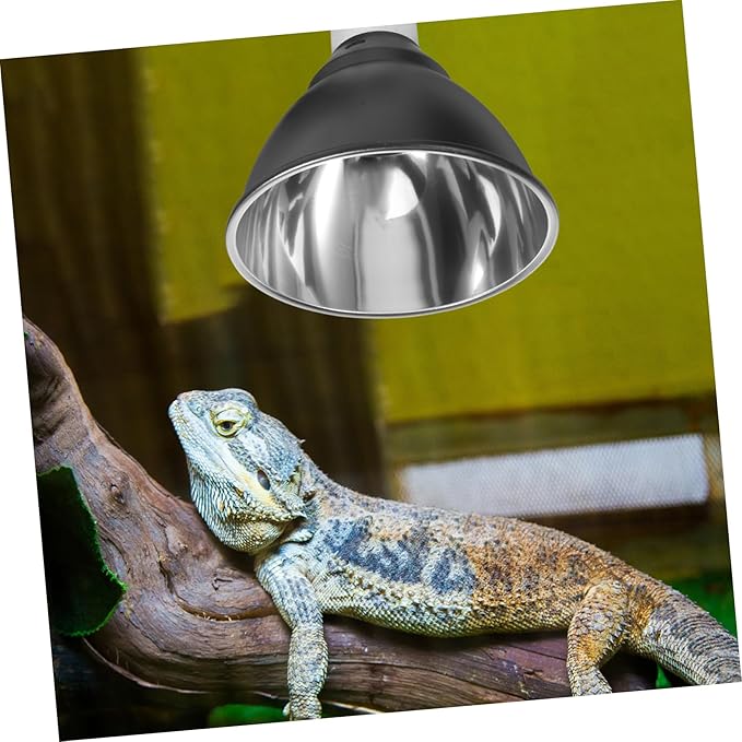 BESPORTBLE Reptile Heat Lamp Fixture with Ceramic Heat Emitter for Bearded Dragons Turtles Snakes and Lizards for Terrarium and Basking Needs