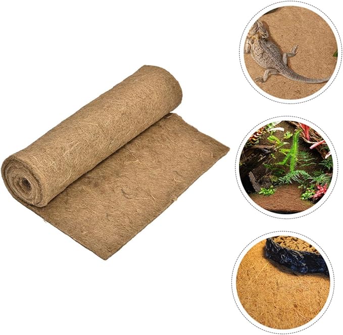 WOONEKY Bedding Carpet Liner for Reptiles Snakes Turtles and Lizards Washable and Reusable Substrate Cushion for Terrarium Environments