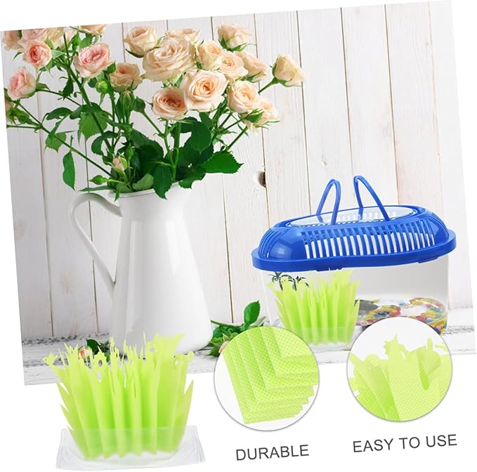 Yardwe 2pcs Plants Shaped Humidifier for Reptile Tanks Unplugged Humidifier with Water Absorption Material for Tortoise and Turtle Enclosures Quiet and Eco-friendly Design