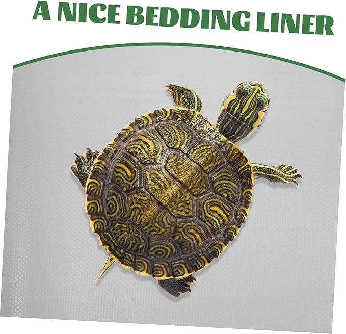 Happyyami Reptile Carpet for Terrarium Breathable Substrate Mat for Snakes Tortoises and Lizards Comfortable Bedding Liner Grey for Reptile Tanks