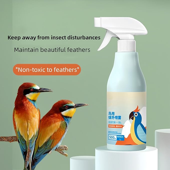 Premium Bird Odor Eliminator Spray for Freshening Your Feathered Friend - A Must-Have for Bird Owners(500ML)