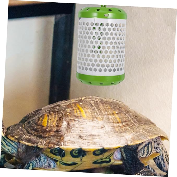 Toddmomy Adjustable Reptile Heat Lamp Guard Safety Cover for Heat Emitters Antiscald Design for Reptiles Birds Easy Installation Versatile Compatibility Optimal Distribution