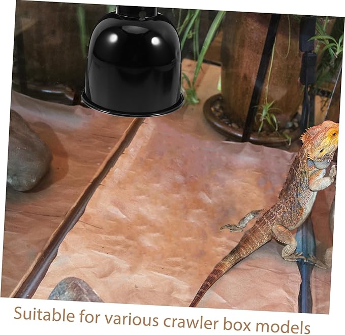 YARNOW Reptile Heat Lamp Guard Heat Dome Cover for Lizard Turtle Tanks Efficient Heating Safety Shield for Reptile Terrariums