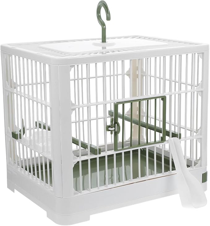 Foldable Parrot Travel Carrier Cage Lightweight Portable Bird Cage with Ventilated Mesh Design for Parakeets Cockatiels Small Birds for Travel and Outdoor Use