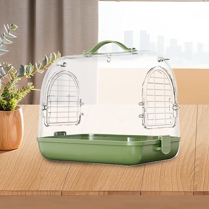 Bird Carrier - Parrot Backpack | Bird Travel Cage | Removable Breathable Bird Carrier Bag Travel Accessories Pocket for Loving Leaf Conure in Parking