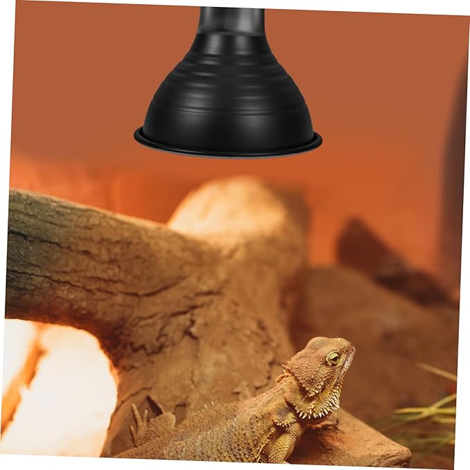4pcs Reptile Heat Lamp Reflector Cover Protective Shade for Lizards Snakes Turtles Easy Installation Maintenance for Creating Comfortable Habitat
