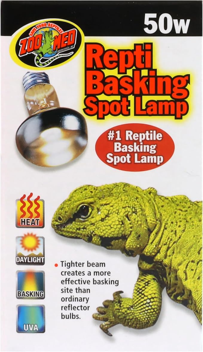 Zoo Med Repti Basking Lamp 50 Watt for Reptiles