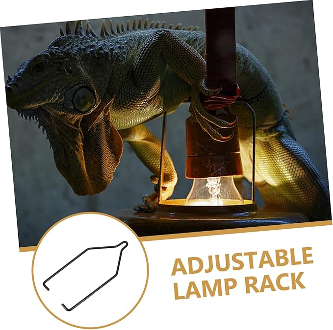 OSALADI Reptile Heat Lamp Stand Hook Mobile Plant Lamp Rack for Terrarium Lighting Stable Base for Reptile Habitats Supports Various Fixtures