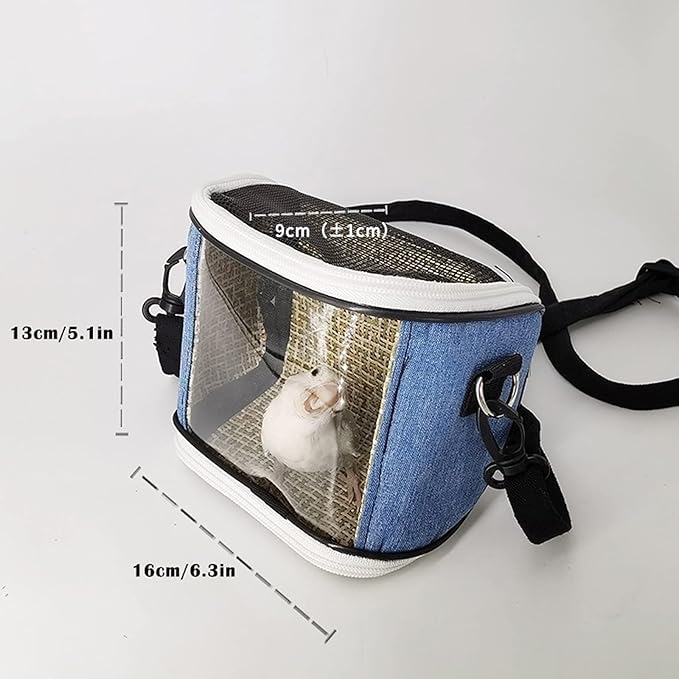 Flight Cage Bird Carrier Travel Cage Lightweight Bird Backpack Pet Bag for Small Birds or Habitat Bird Cage (Size : Small)