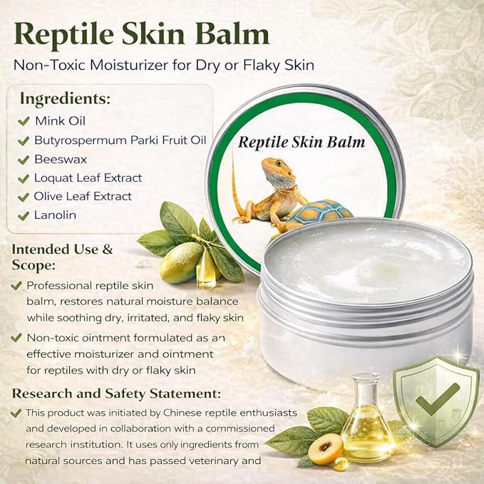 RONDURE Reptile Shell Balm for Tortoise Turtle Shell Care Conditioner MoisturizerTortoise Shell Balm Turtle Shell Cleaner Wax Protect Accessories 2 Oz