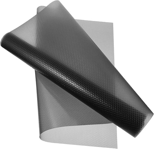 Luxshiny Reptile Mat Carpet Liner for Bearded Dragon and Leopard Gecko, Black 60x150cm Reptile Tank Substrate Ground Mat for Lizard, Snake, Iguana, and Tortoise Terrarium Bedding