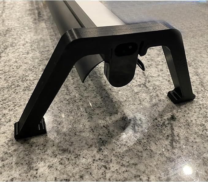 4 Inch Reptile Lamp Riser Compatible with Arcadia LumenIZE ProT5, UVB Fixture Elevator Height Vivarium Mesh Safe Riser Compatible with Reptile Enclosures Prevents Thermal Burns